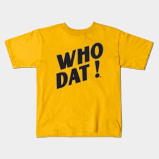 Retro Who Dat 1983 Kids T-Shirt